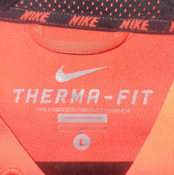 Nike- Unisex - Edisto Beach Tangerine Color Therma Fit Hoodie - Size L - Picture 2 of 6